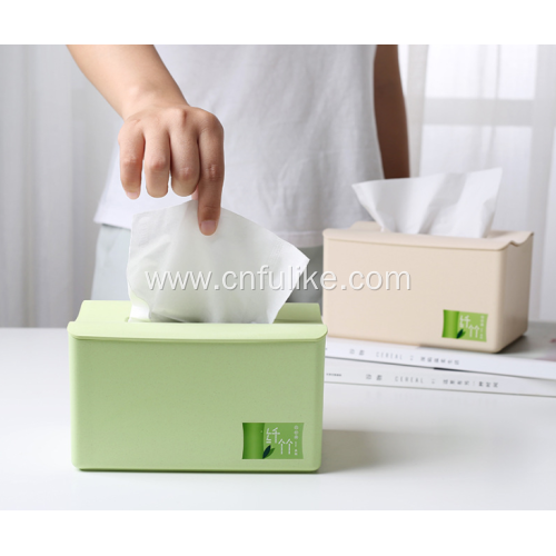 Creative Bamboo Fiber Plastic Tissue Boxes